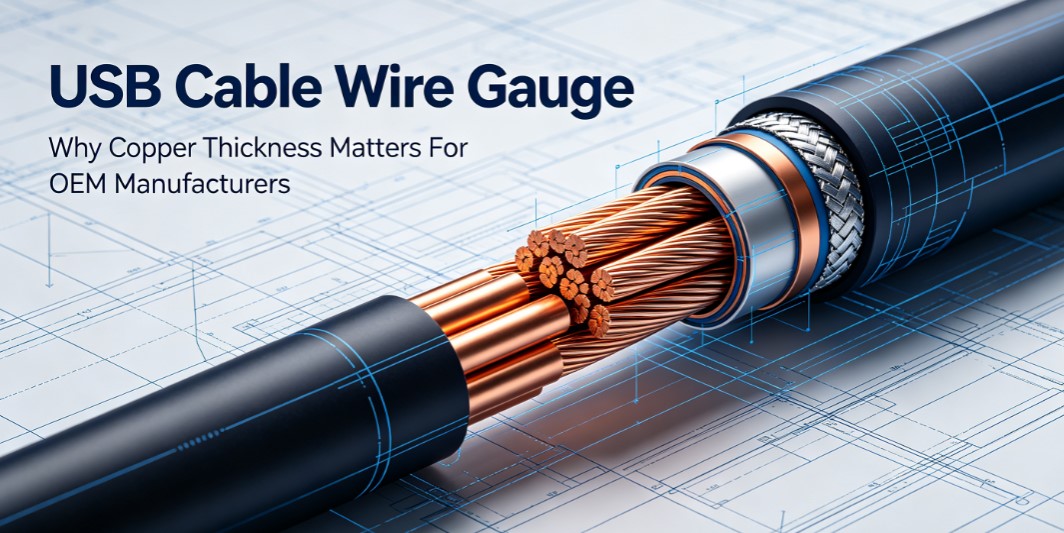 USB Cable Wire Gauge: Why Copper Thickness Matters For OEM Manufacturers