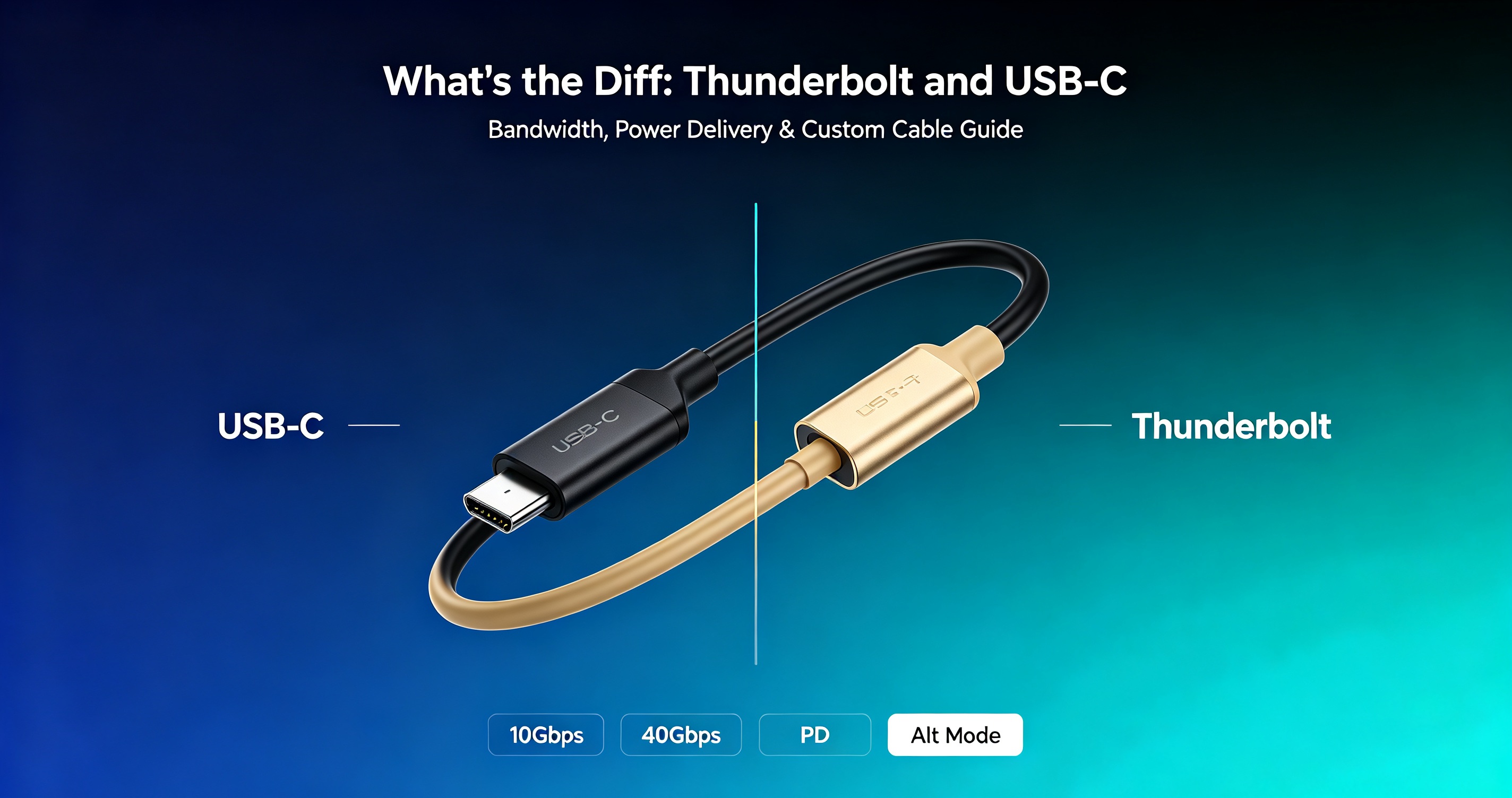 Thunderbolt vs USB-C: Speed, Power and Cable Differences