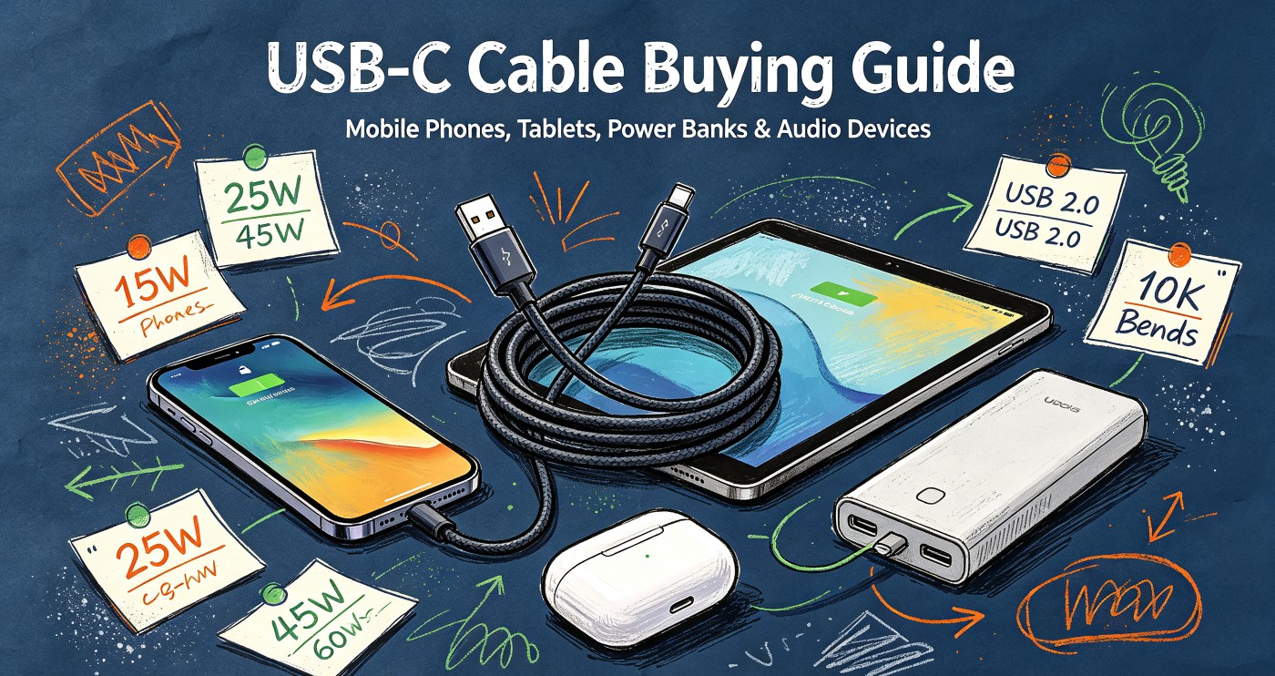How to Choose USB-C Cable for Mobile Accessories