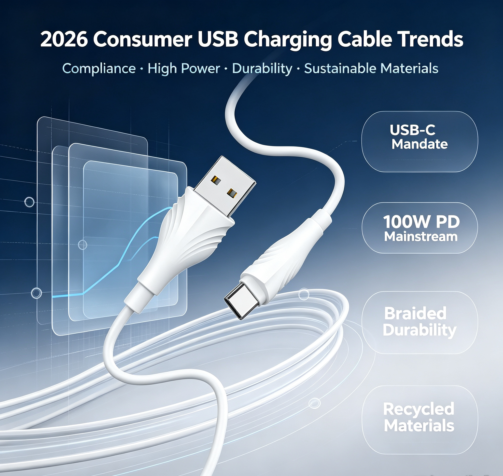 2026 Latest Industry Trends for Consumer Mobile Phone USB Charging & Data Cables