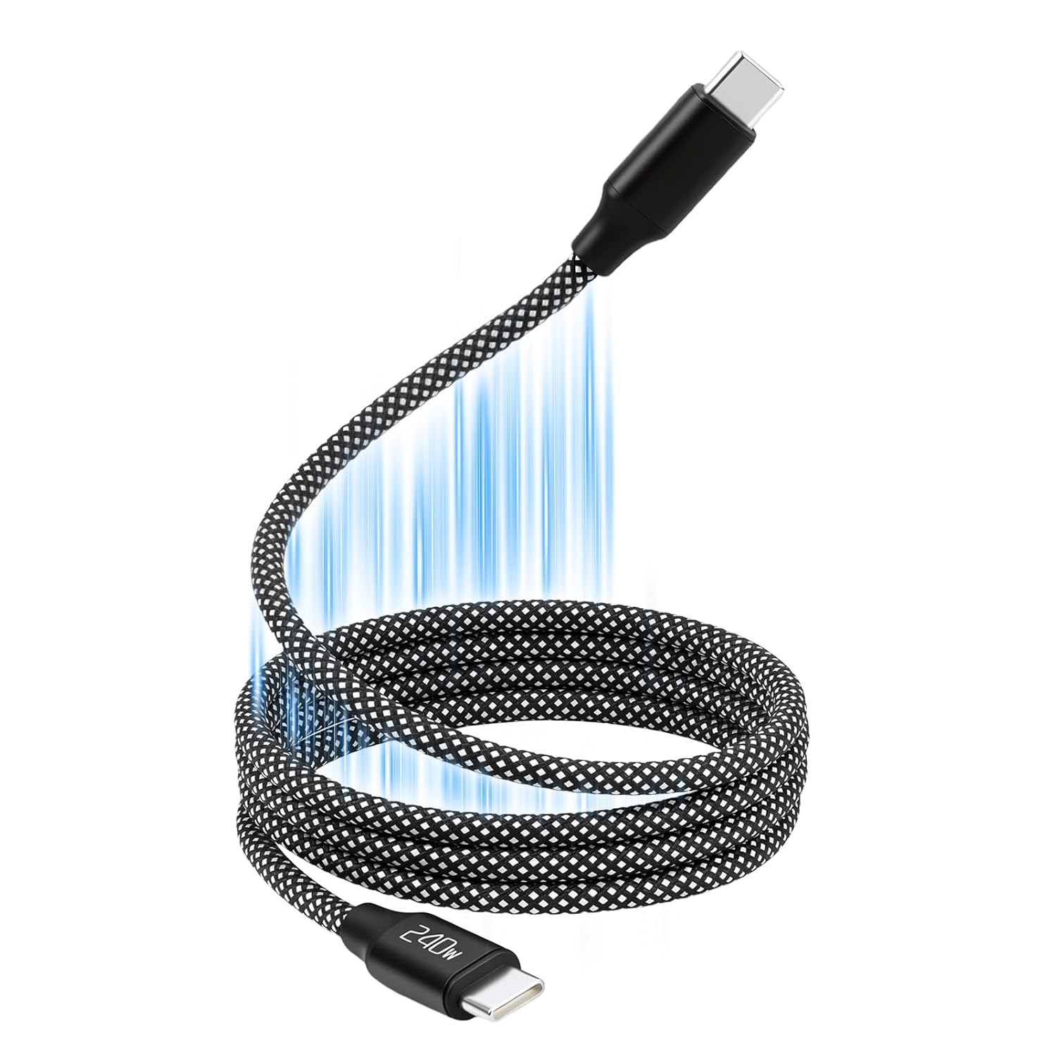 LS-C2C-MN-001 USB C to USB C 240w 3ft/1m Magnetic Charging Cable