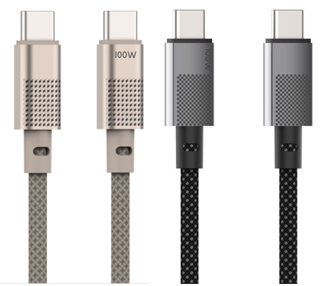 LS-C2C-BN-005 USB C-C PD60W braided cable