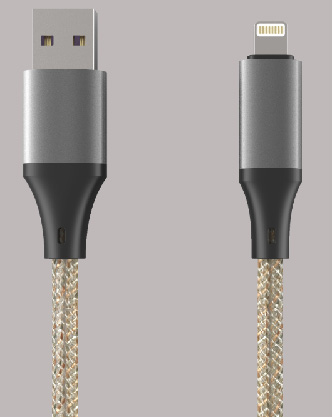 LS-A2L-ML-001 USB-A-to-Lightning RGB glowing cable,2.4A