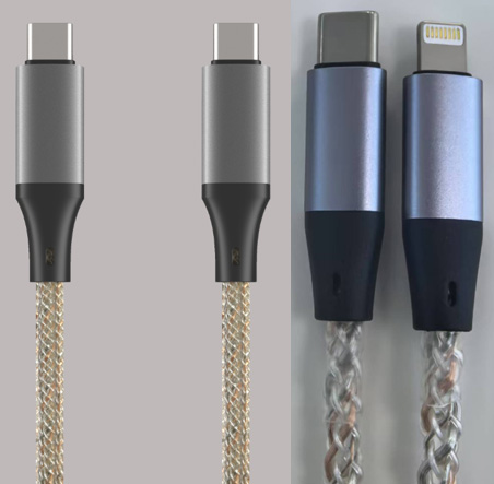 LS-C2C-ML-003 Type-C-to-Type-C PD60W RGB glowing cable