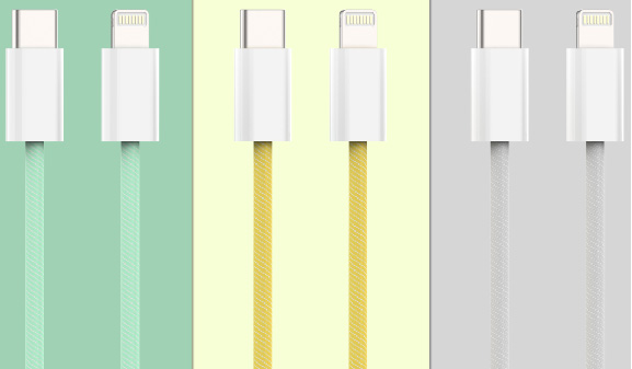 LS-C2L-BP-001 Lightning-to-Type-C PD fast-charge ABS-shell 48-strand braided cable