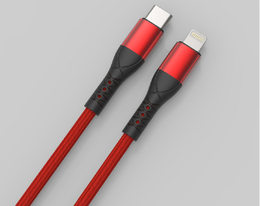 LS-C2L-MA-001 PD Fast Charging Aluminum Alloy Non-Lighted Cable