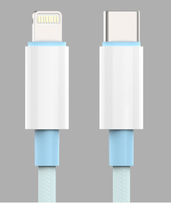 LS-C2L-MP-004 PD Fast Charging Plastic-Housing TPE Data Cable