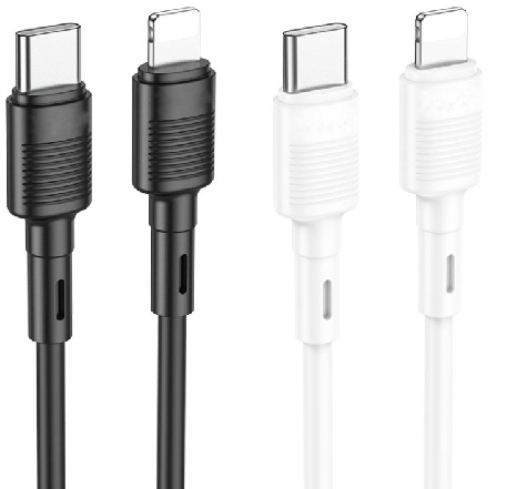 LS-C2L-MP-003 PD Fast Charging Plastic-Housing TPE Data Cable