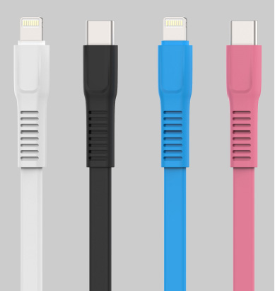 LS-C2L-MN-003 PD Fast Charging Molded TPE Data Cable