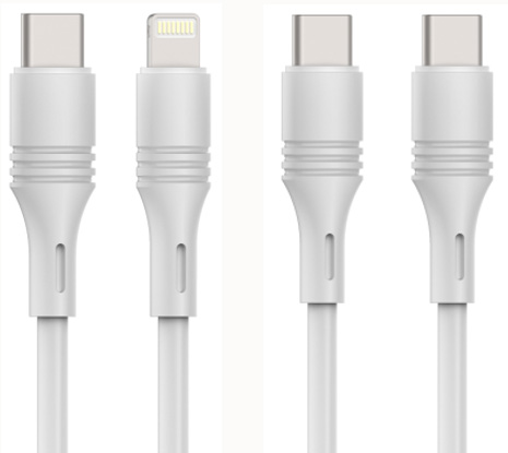 LS-C2L-MP-002 PD Fast Charging Molded PVC Data Cable