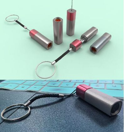 LS-SPC-SA-001 Mini Type-C cigarette lighter adapter, lipstick-style