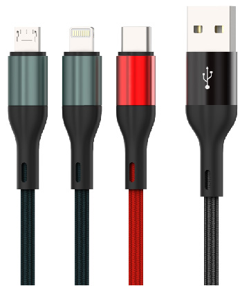LS-MUL-BA-003 Aluminum-Housing Braided Data Cable