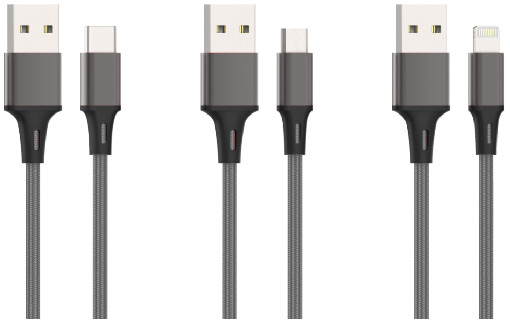 LS-MUL-BA-002 Aluminum-Housing Braided Data Cable