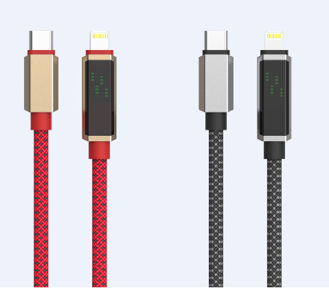LS-C2L-BL-003 C-to-Lightning PD27W running-LED indicator cable series