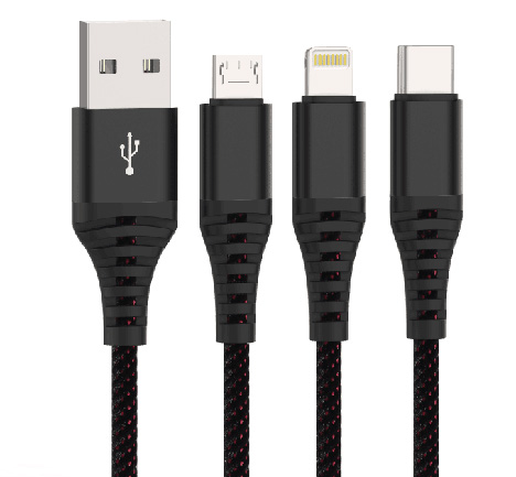 LS-MUL-MA-006 Mermaid Long-Strain-Relief Aluminum-Housing Molded Data Cable