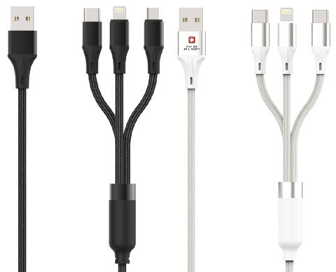 LS-MUL-MA-004 3-in-1 N1 Aluminum-Housing Data Cable